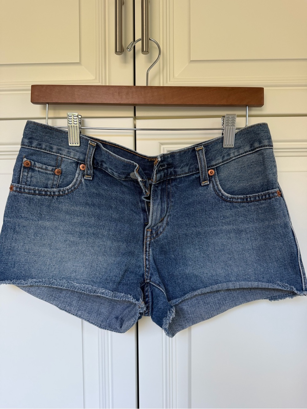 Levi's Blue Denim Cutoff Women's Shorts